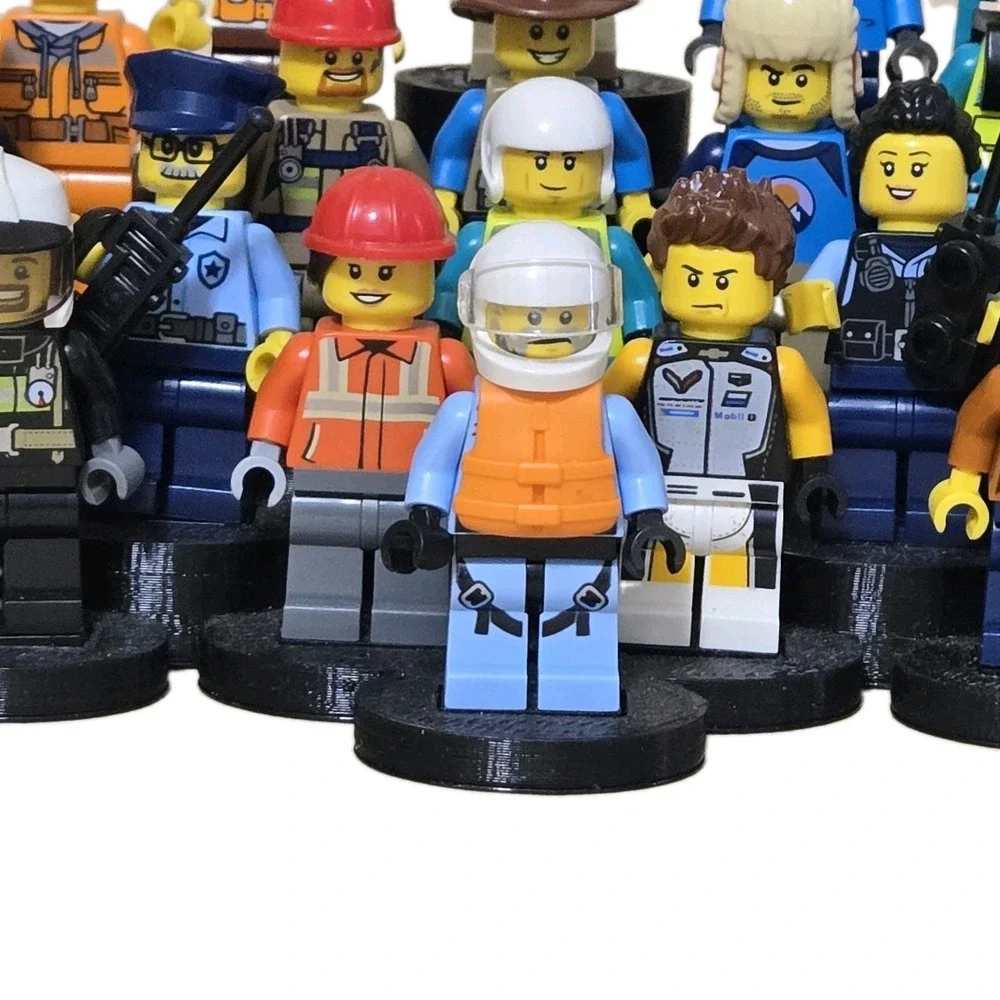 Mixed LOT 20 Lego Mini Figures With Stand